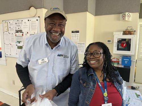 It's all smiles from our Morrisville Friendship Cafe on the day of their Friendship Cafe holiday party!